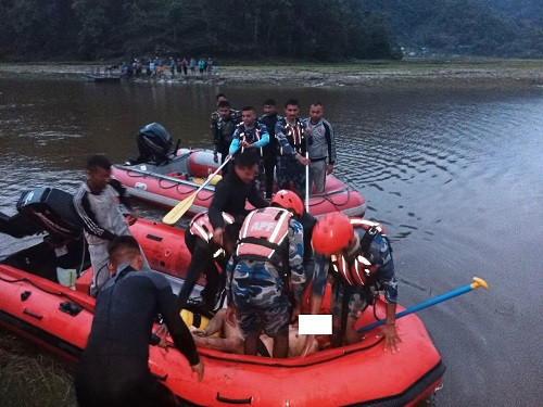 पौडी खेल्ने क्रममा बेपत्ता भएका गुरुङको शव फेला पर्‍यो